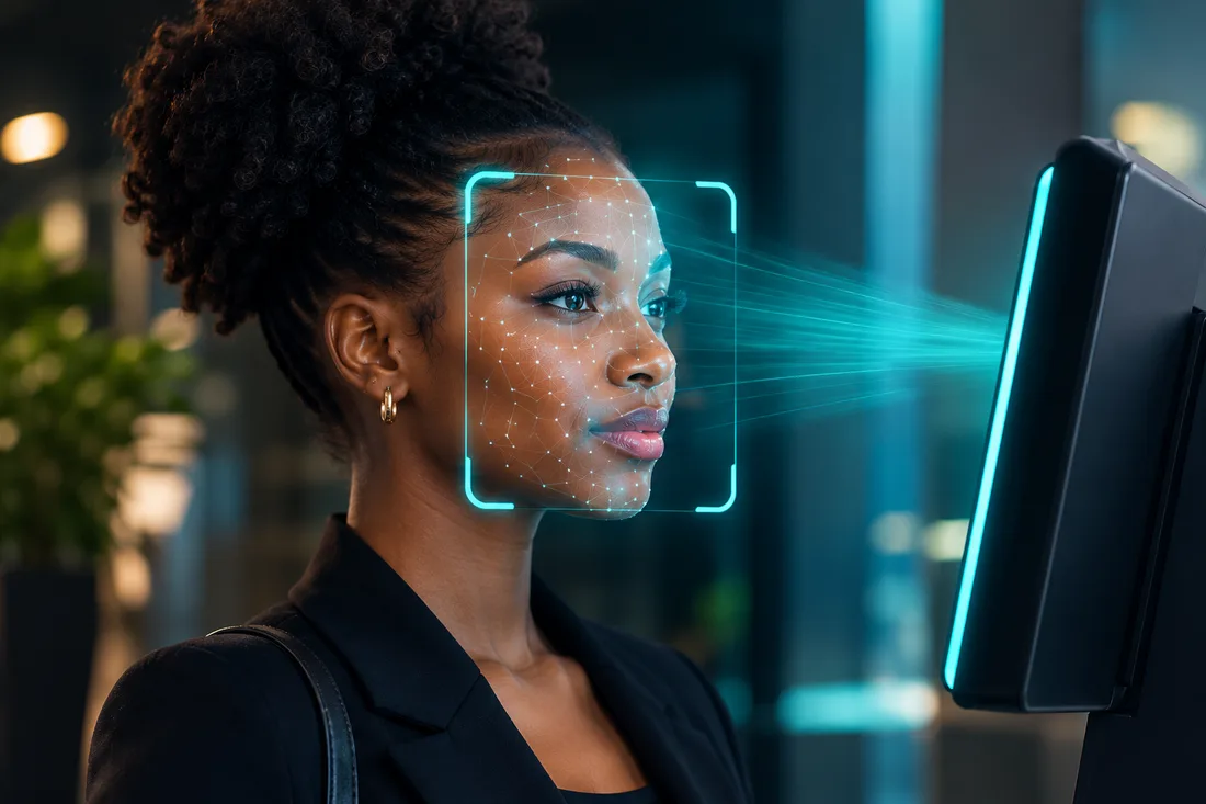 Une invitée reconnue par le scan facial Fokevani